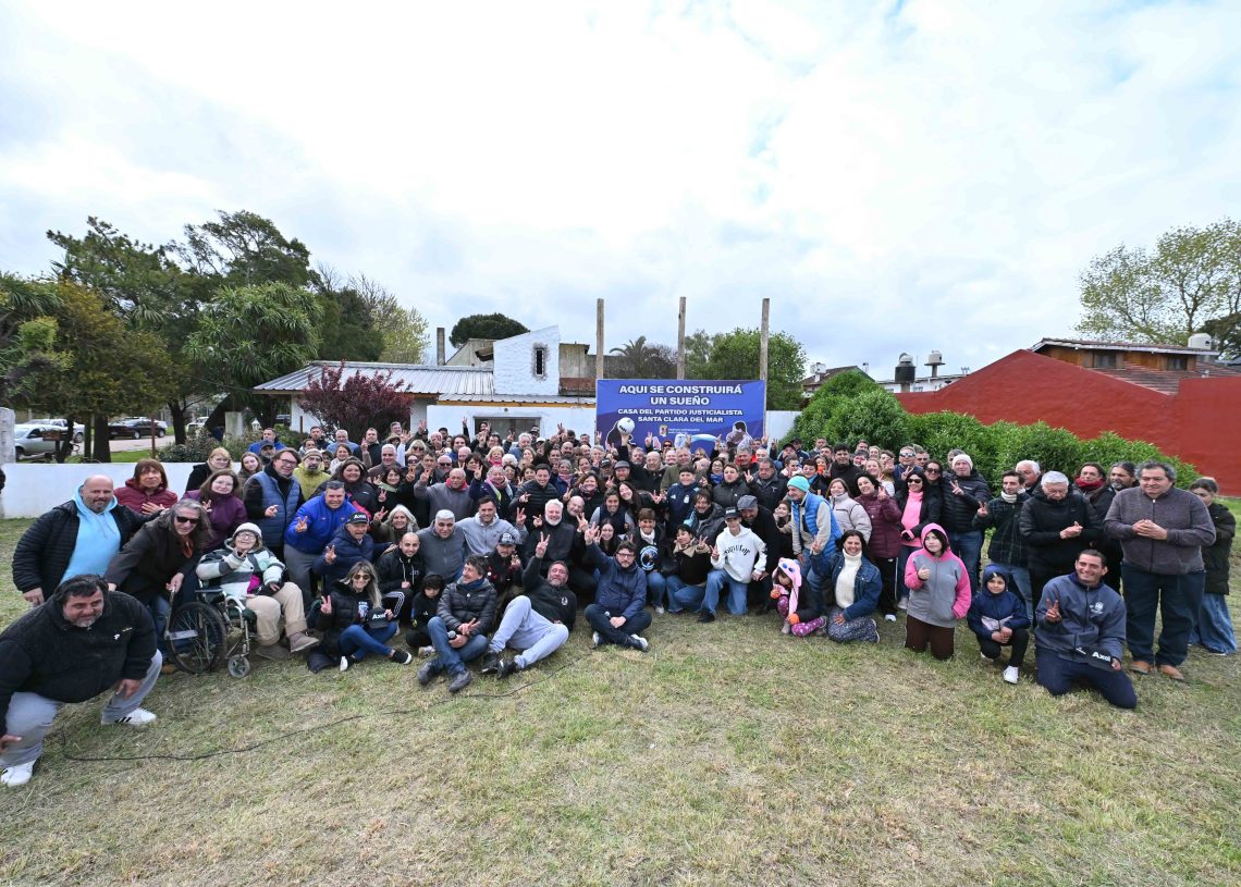 el pj mar chiquita adquirió un terreno y construirá su casa partidaria en santa clara